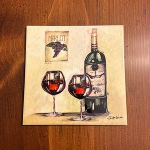 Merlot Wine Tile